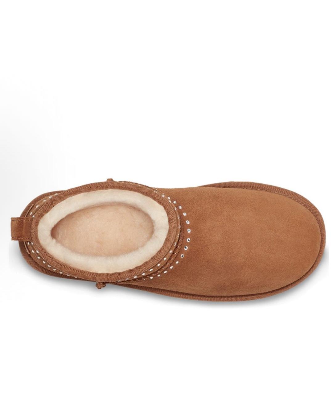 UGG AUSTRALIA Коричневые замшевые ботинки, фото 3