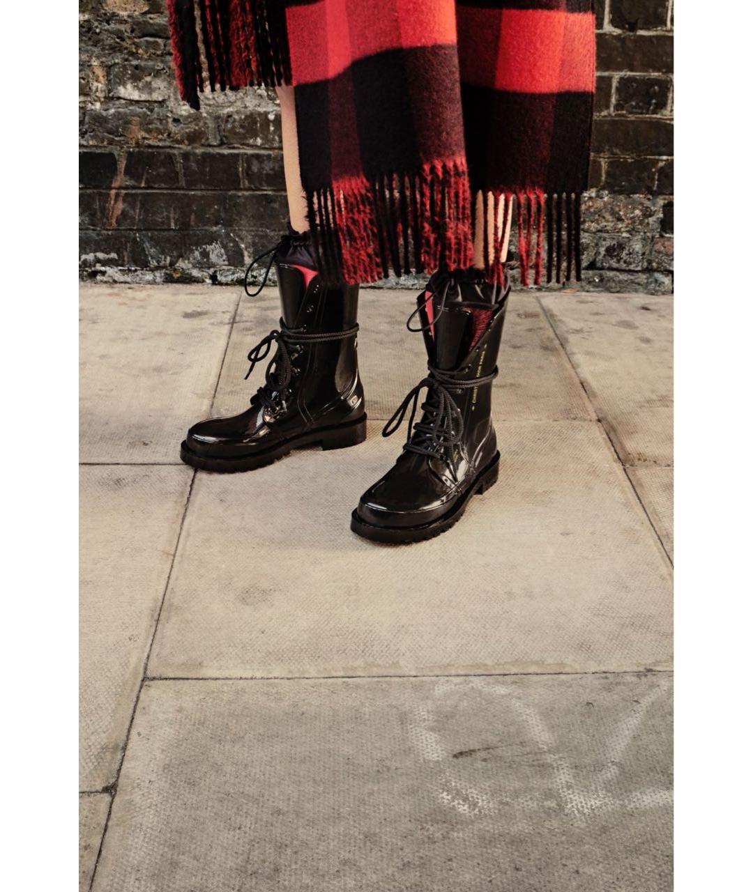 CHRISTIAN DIOR Черные ботинки, фото 3