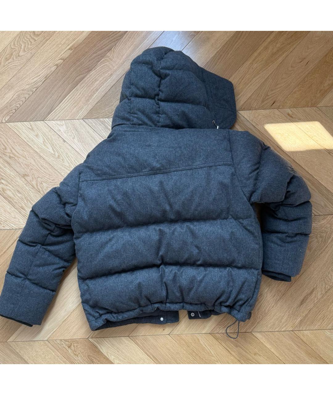 ADDICTED Антрацитовый кашемировый пуховик, фото 2