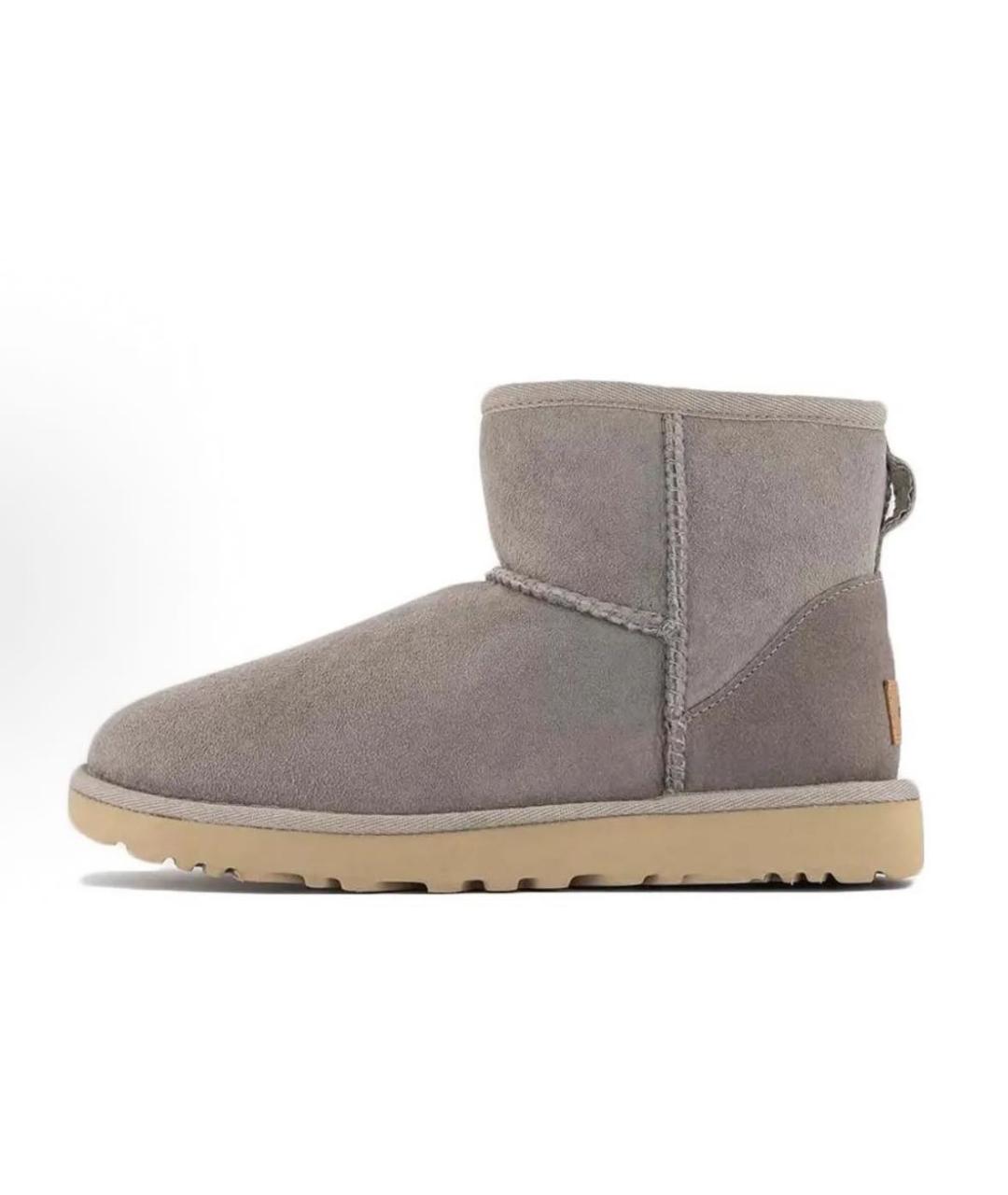 UGG AUSTRALIA Серые замшевые ботинки, фото 5