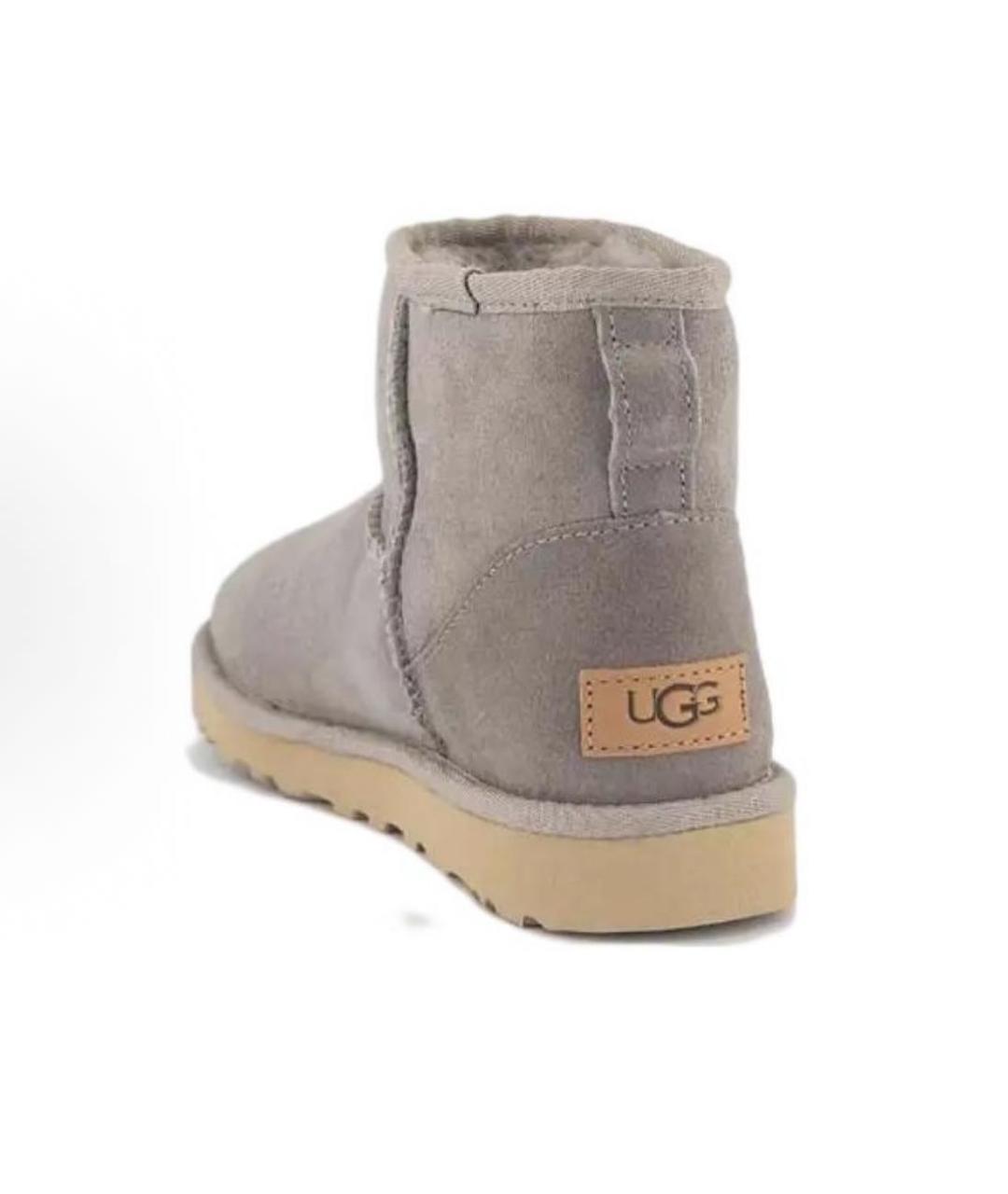UGG AUSTRALIA Серые замшевые ботинки, фото 3