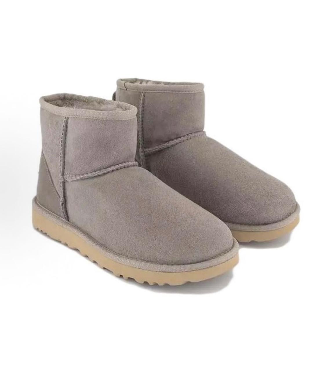 UGG AUSTRALIA Серые замшевые ботинки, фото 4