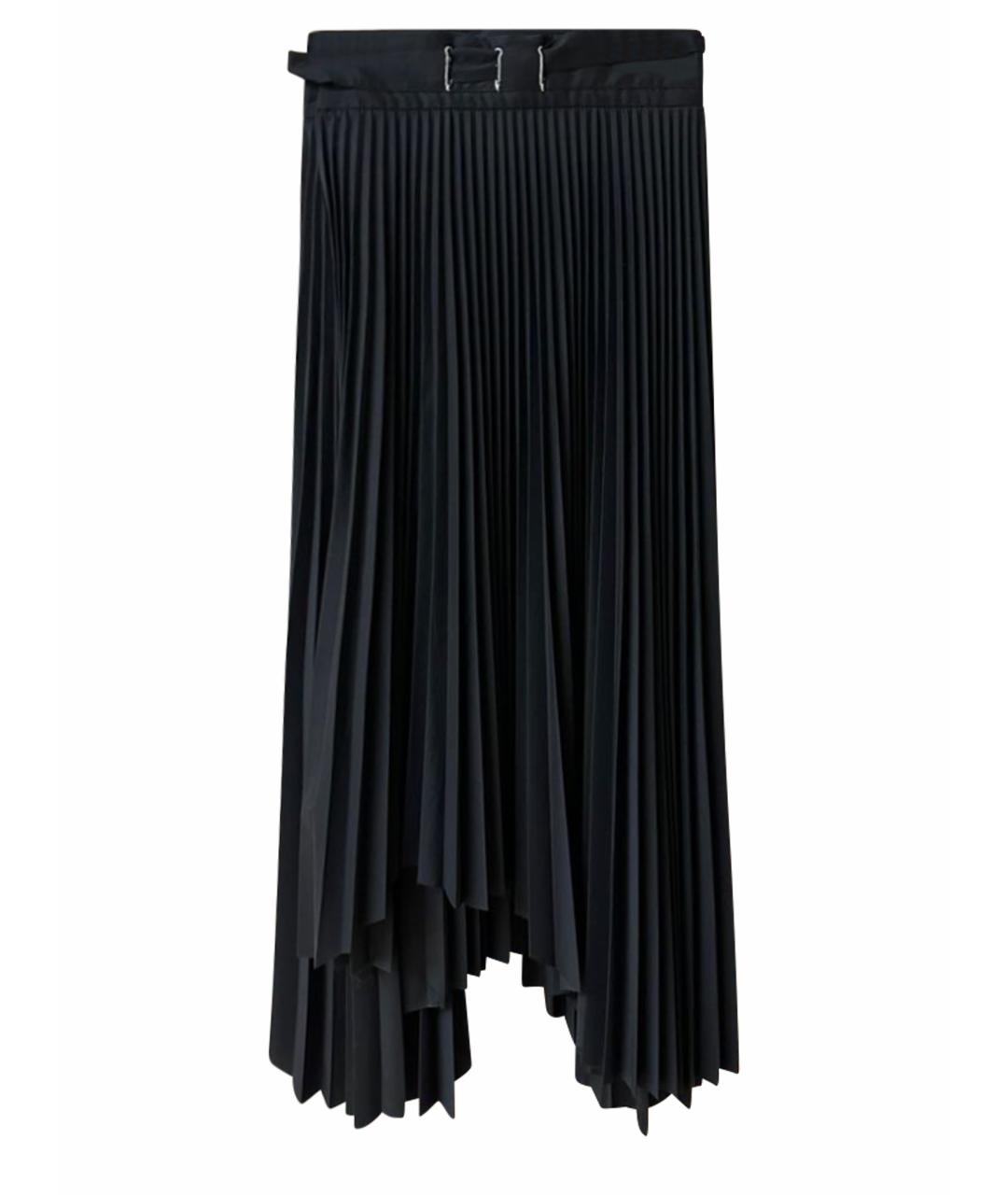 A.W.A.K.E. MODE Черная полиэстеровая юбка макси, фото 1