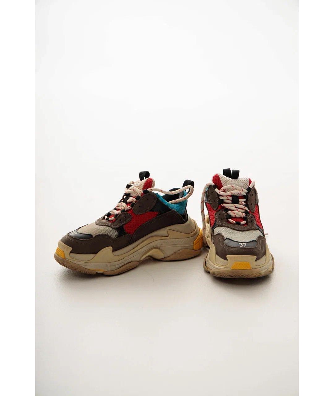 BALENCIAGA Мульти текстильные кроссовки, фото 2