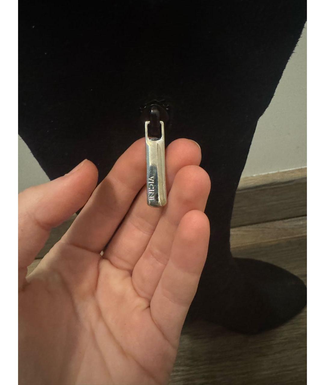 GIUSEPPE ZANOTTI DESIGN Черные замшевые сапоги, фото 5