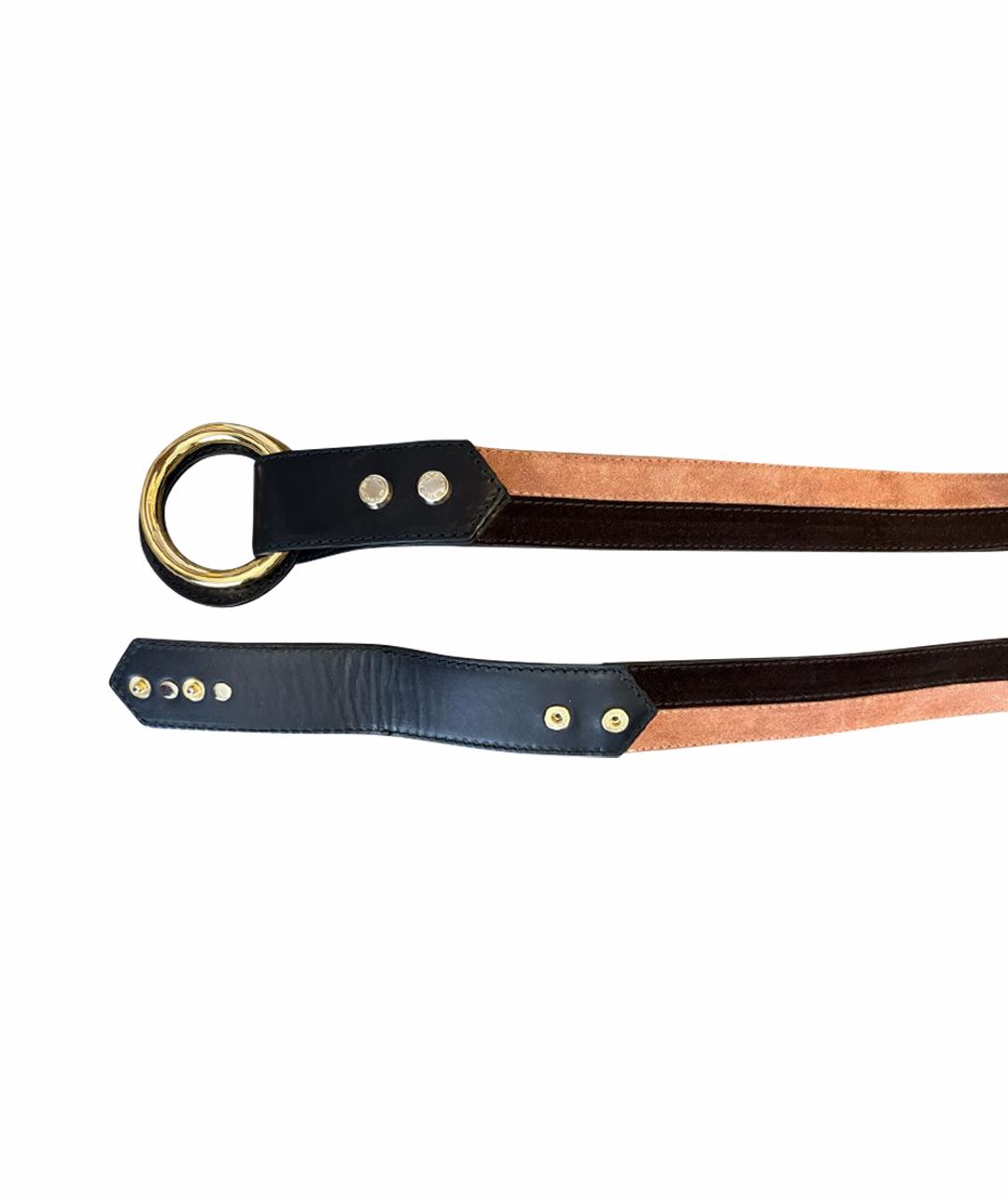 ETRO Черный кожаный ремень, фото 1