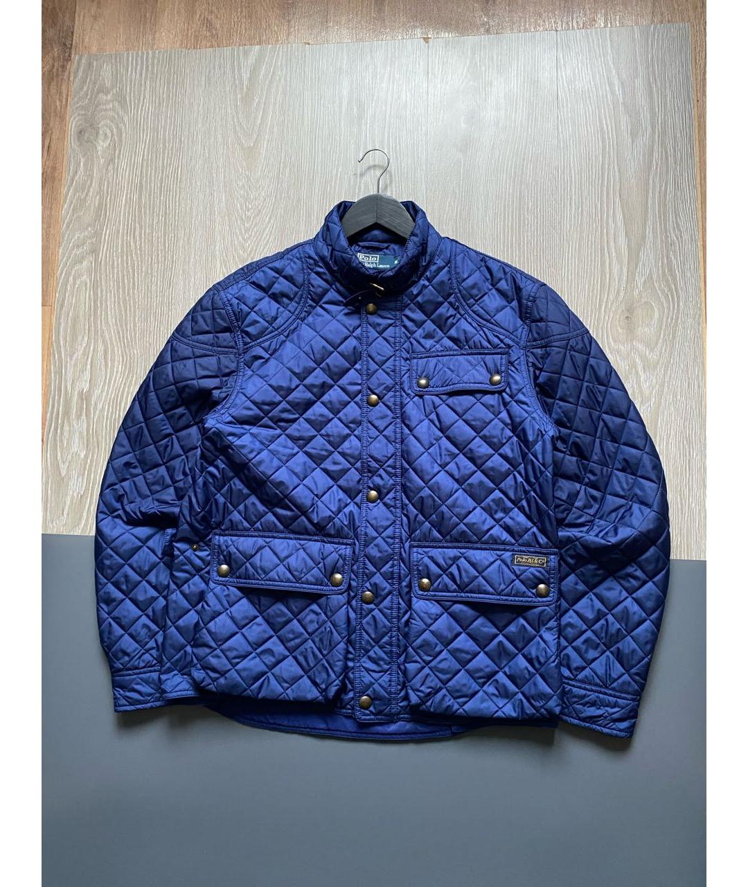 POLO RALPH LAUREN Синяя полиэстеровая куртка, фото 2