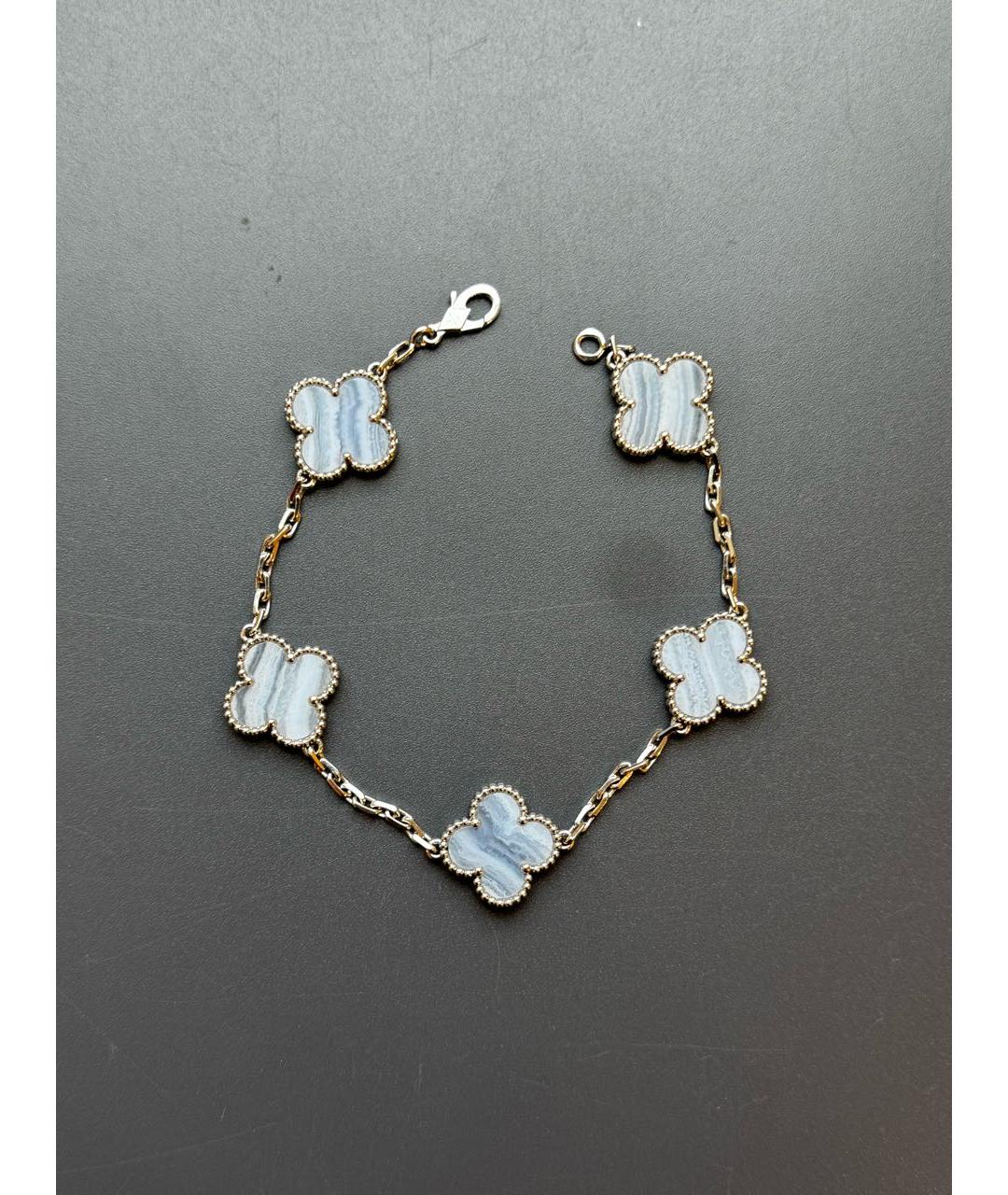 VAN CLEEF & ARPELS Голубой браслет из белого золота, фото 2