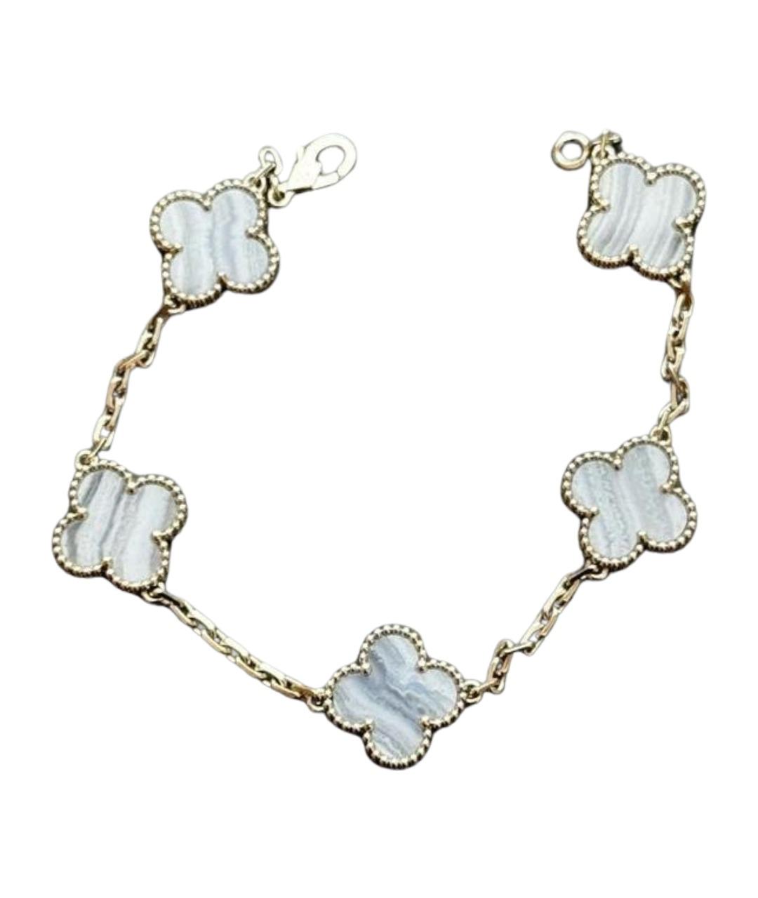 VAN CLEEF & ARPELS Голубой браслет из белого золота, фото 1