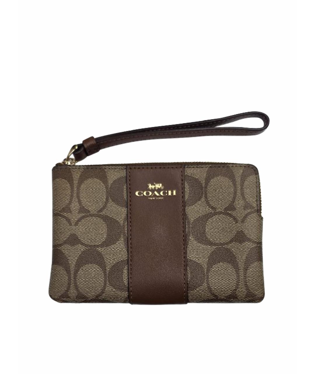 COACH Коричневая ключница, фото 5