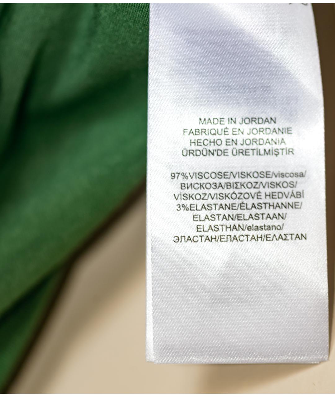 RALPH LAUREN Зеленая вискозная водолазка, фото 6