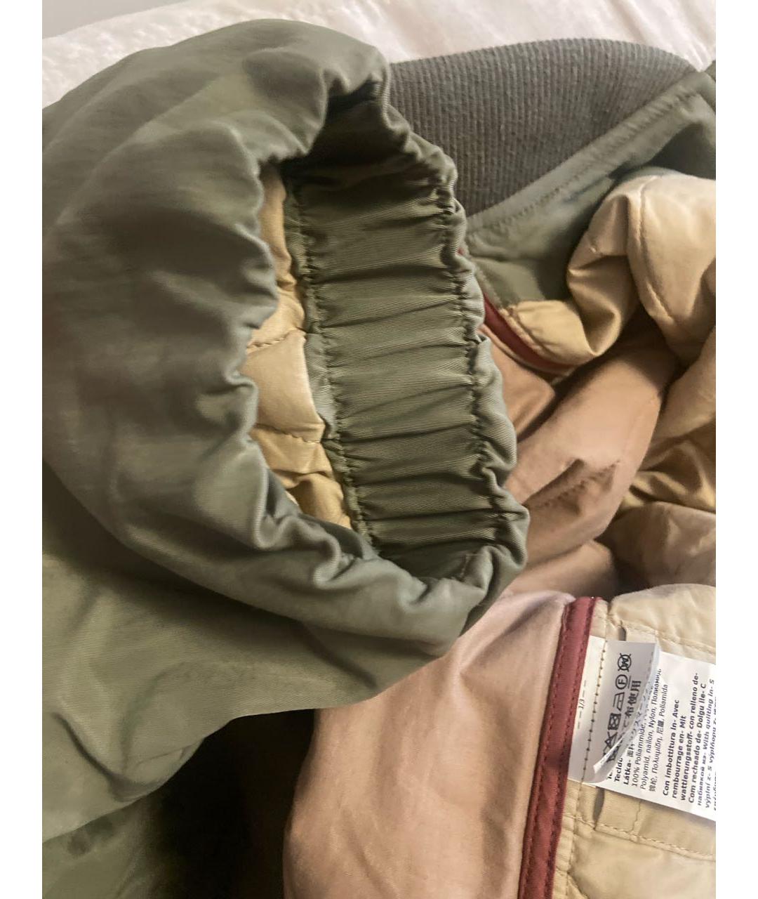 WEEKEND MAX MARA Хаки полиамидовая куртка, фото 5