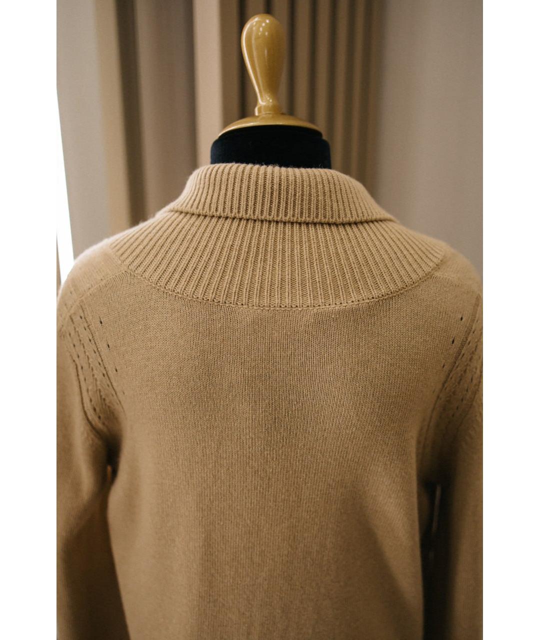 ERMANNO SCERVINO Бежевый вискозный джемпер / свитер, фото 3
