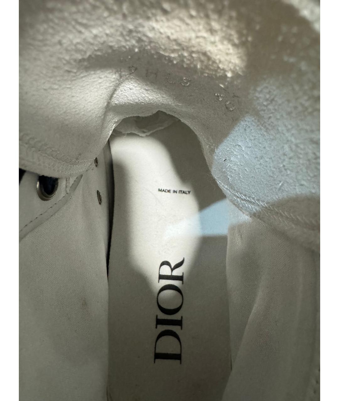 CHRISTIAN DIOR Темно-синие высокие кроссовки / кеды, фото 7