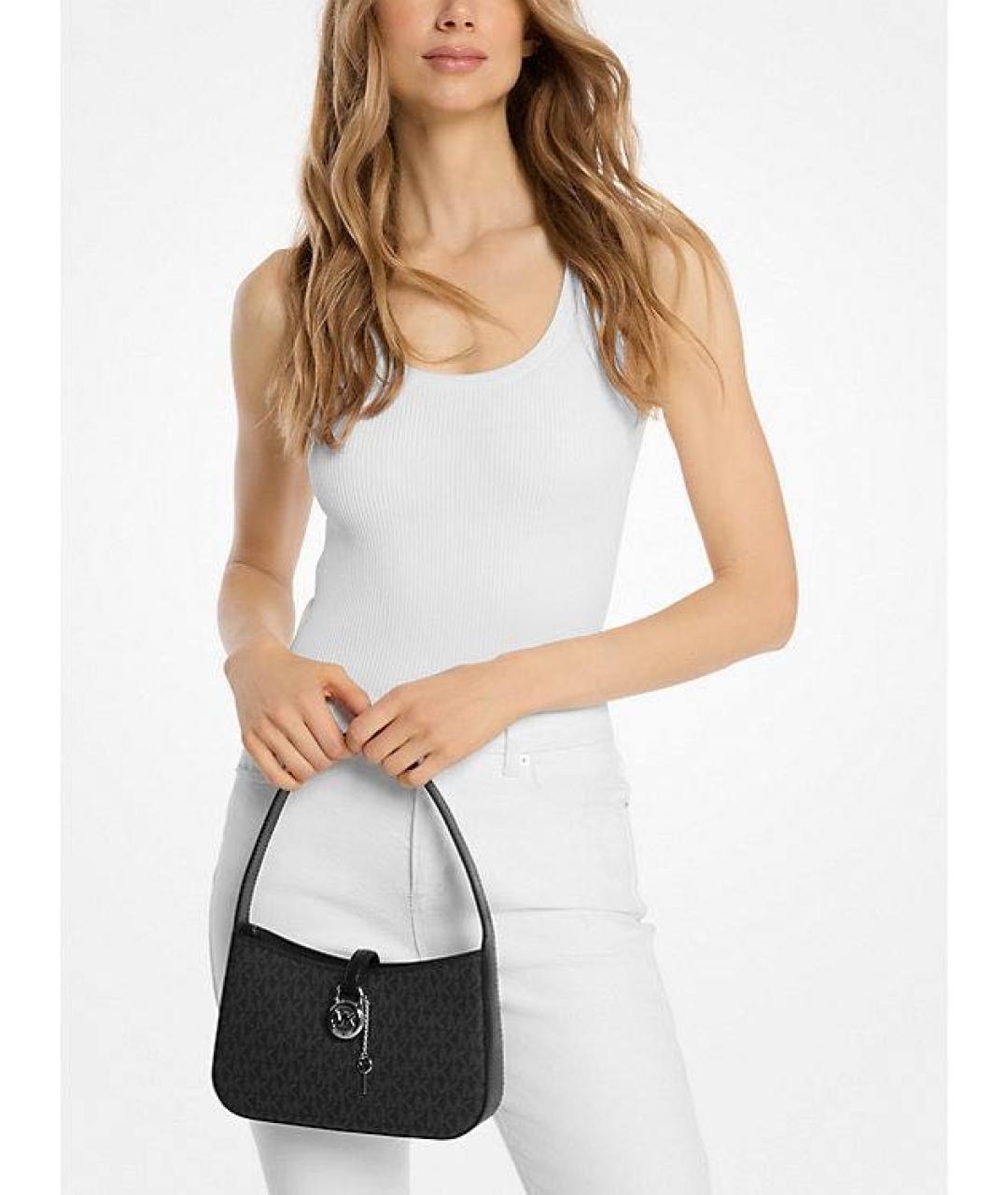 MICHAEL KORS Серая сумка с короткими ручками из искусственной кожи, фото 2