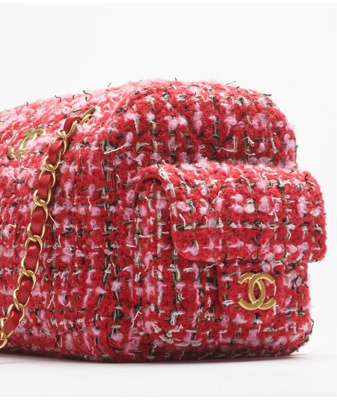 CHANEL Красная сумка через плечо, фото 3