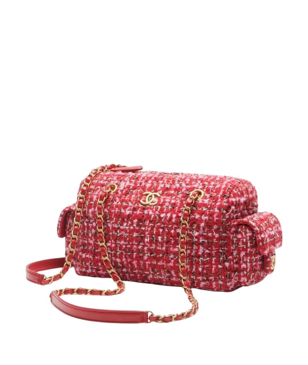 CHANEL Красная сумка через плечо, фото 1