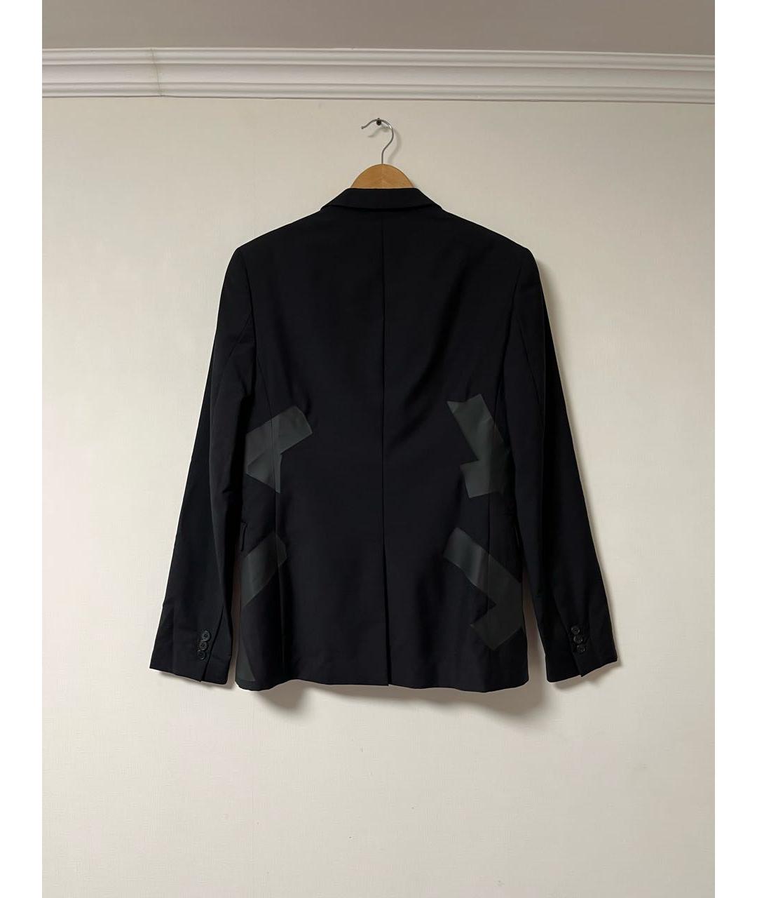 MCQ ALEXANDER MCQUEEN Черный шерстяной пиджак, фото 2