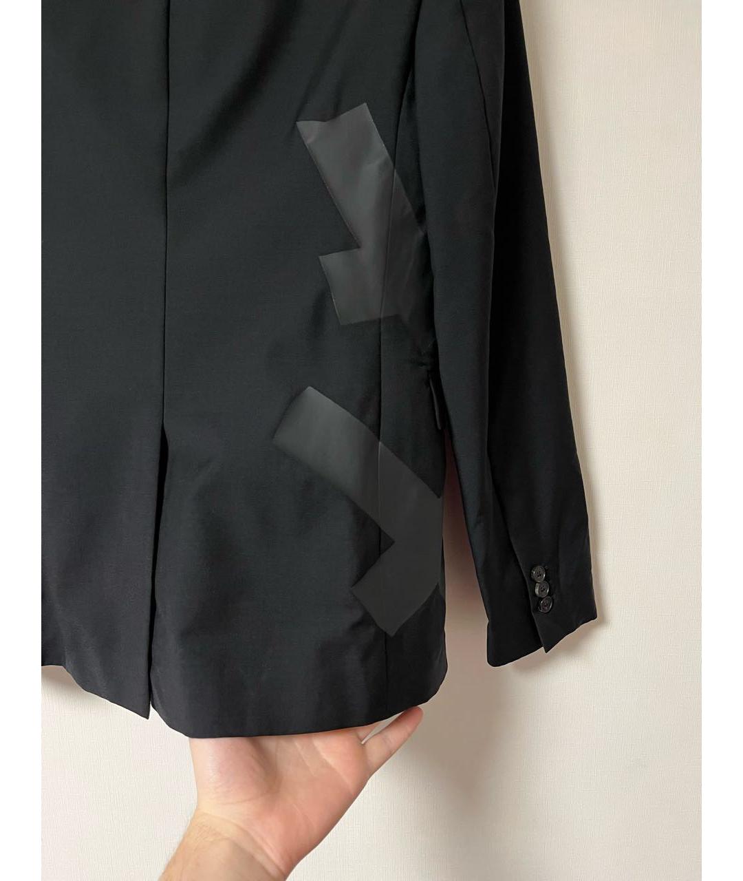 MCQ ALEXANDER MCQUEEN Черный шерстяной пиджак, фото 5