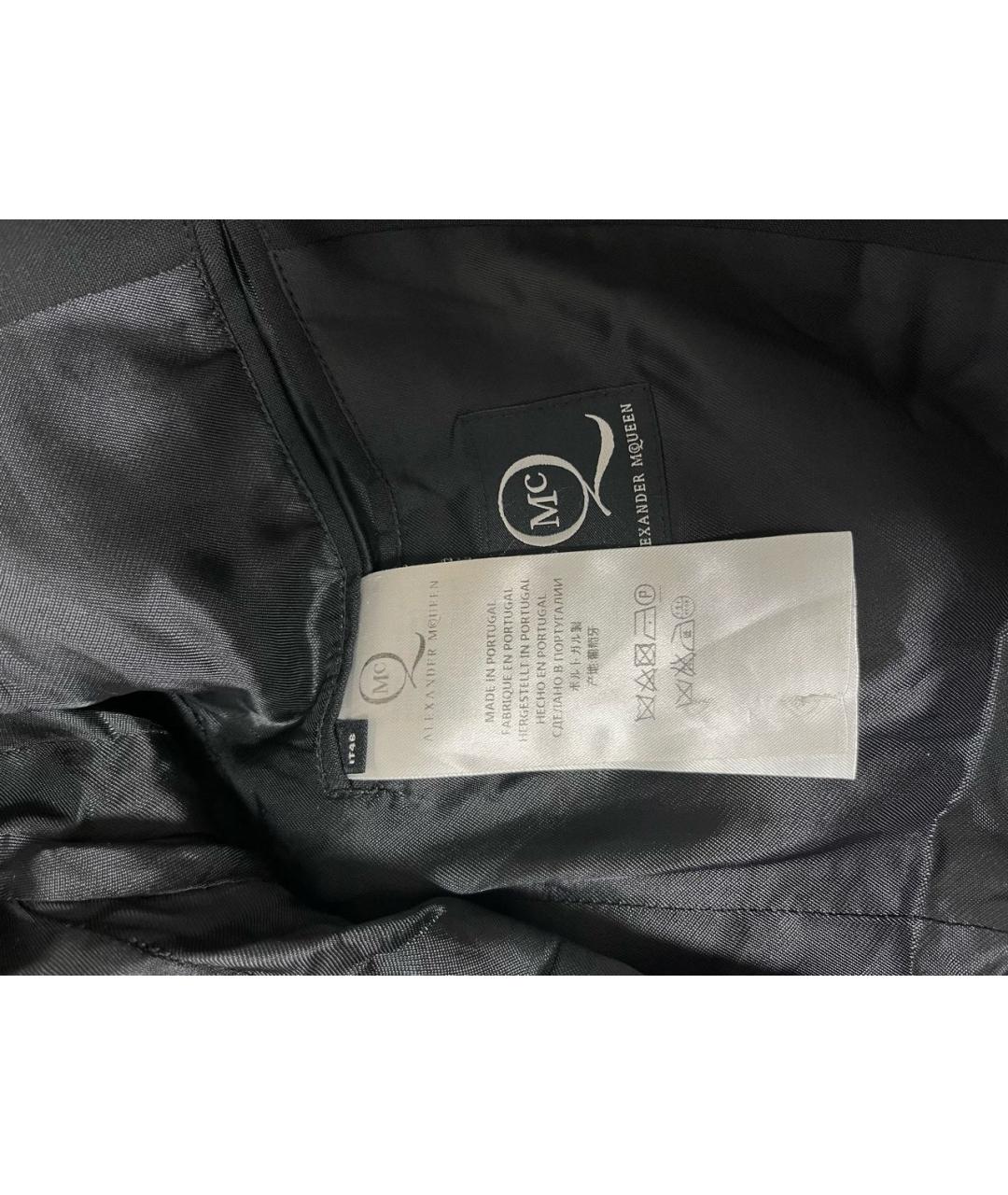 MCQ ALEXANDER MCQUEEN Черный шерстяной пиджак, фото 8