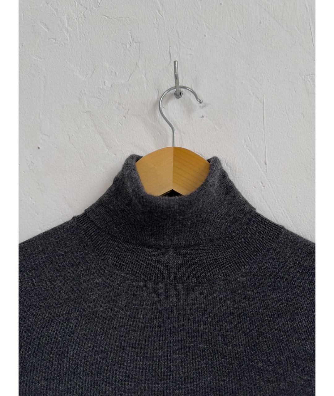 POLO RALPH LAUREN Серая шерстяная водолазка, фото 5