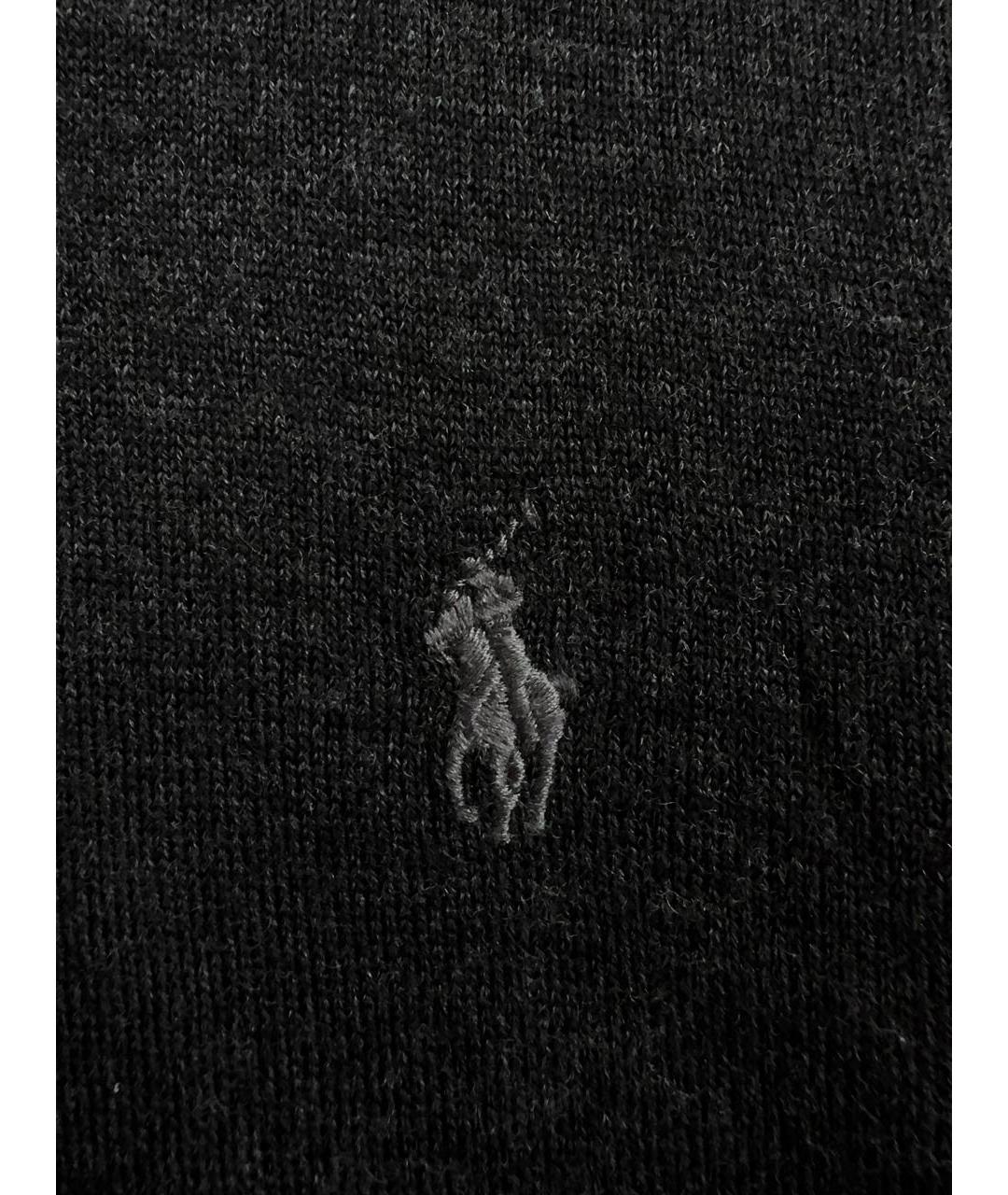 POLO RALPH LAUREN Серая шерстяная водолазка, фото 4