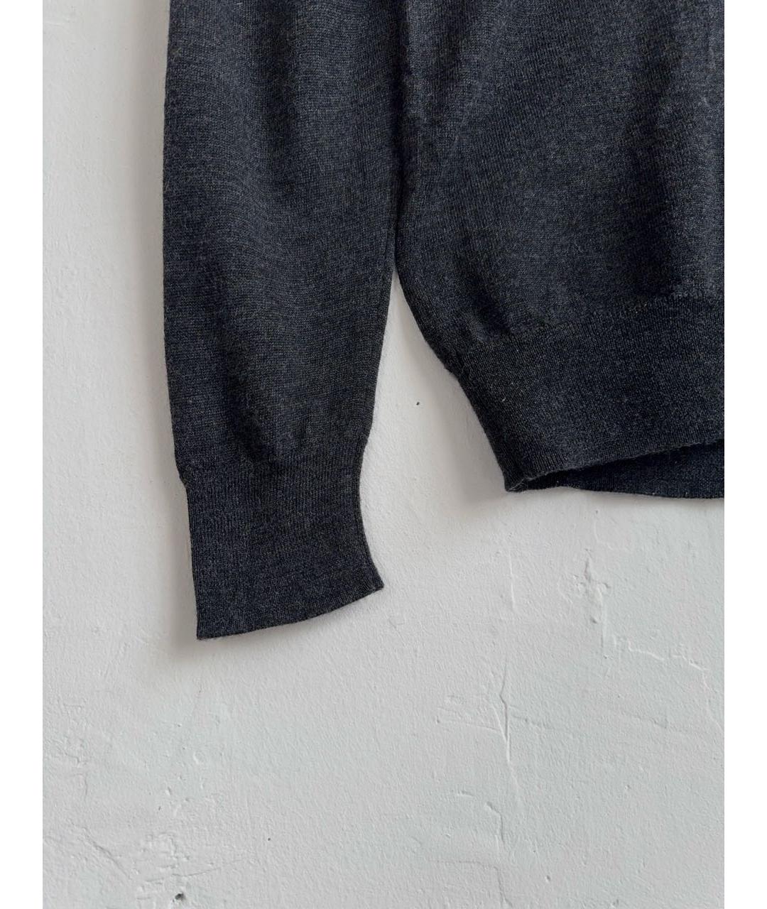 POLO RALPH LAUREN Серая шерстяная водолазка, фото 6