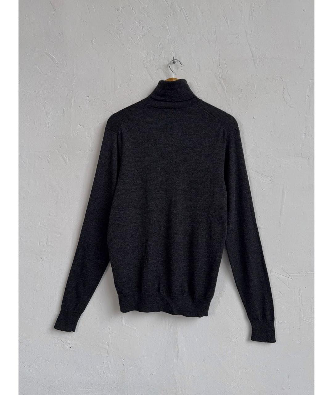 POLO RALPH LAUREN Серая шерстяная водолазка, фото 8