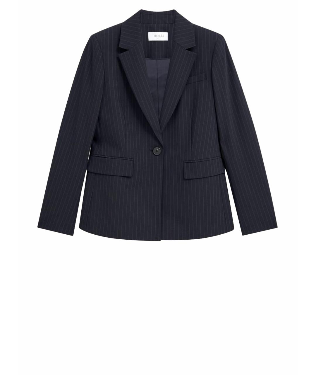 RED VALENTINO Темно-синий шерстяной жакет/пиджак, фото 1