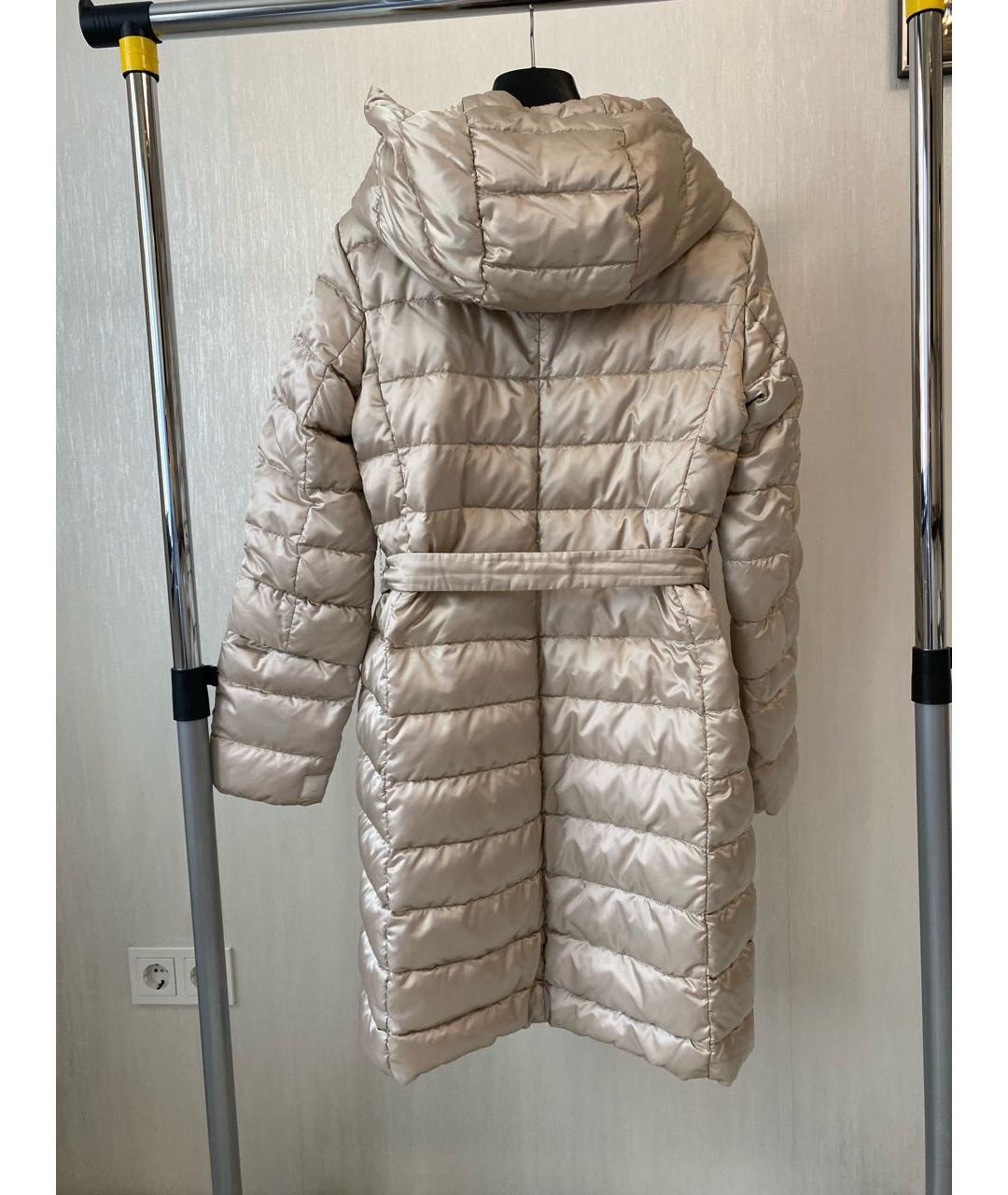 'S MAX MARA Бежевый полиамидовый пуховик, фото 2