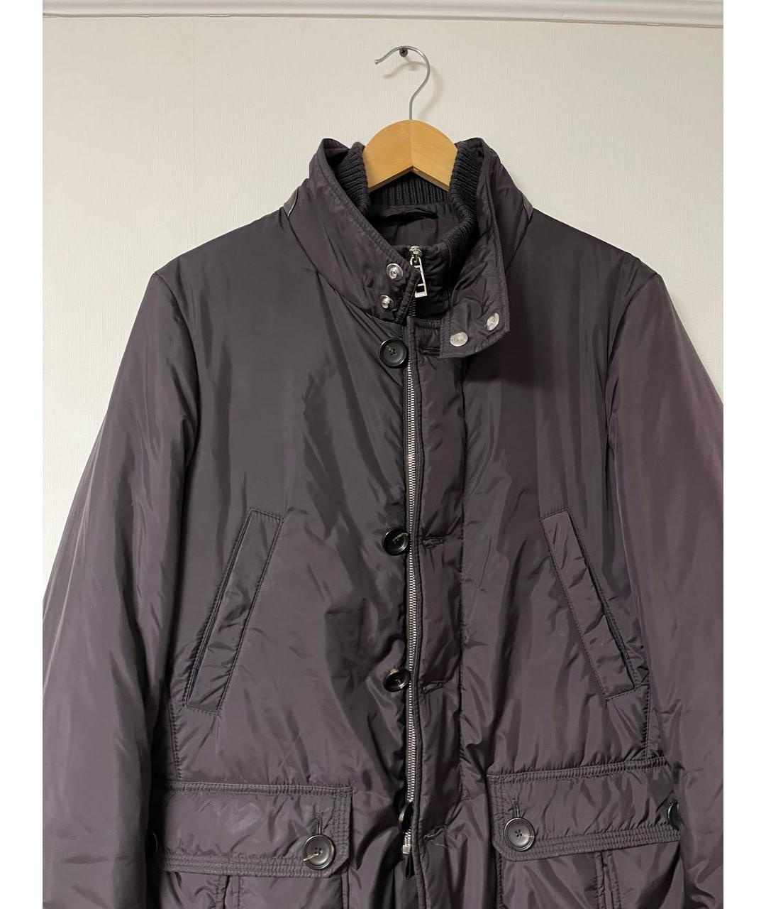 ZZEGNA Коричневая полиамидовая куртка, фото 4