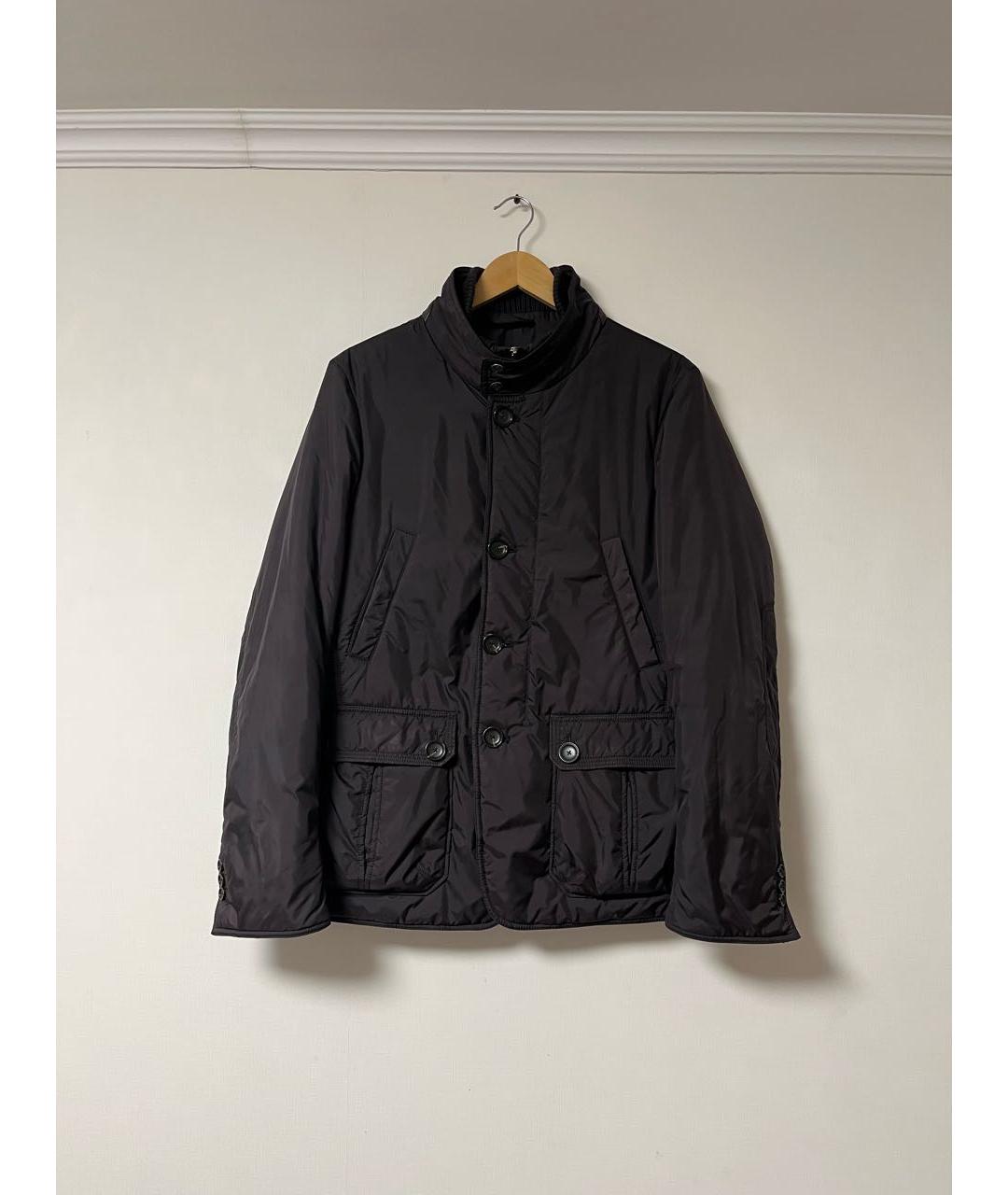 ZZEGNA Коричневая полиамидовая куртка, фото 9