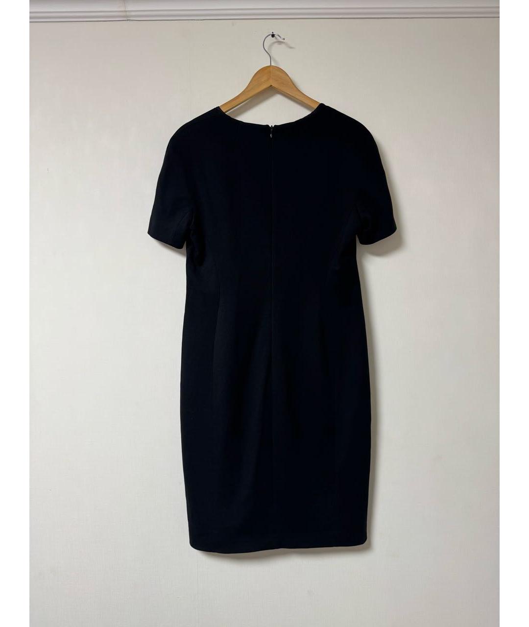 JIL SANDER Черное вискозное повседневное платье, фото 2