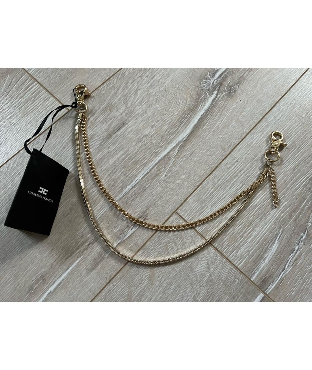 ELISABETTA FRANCHI Золотой ремень, фото 5