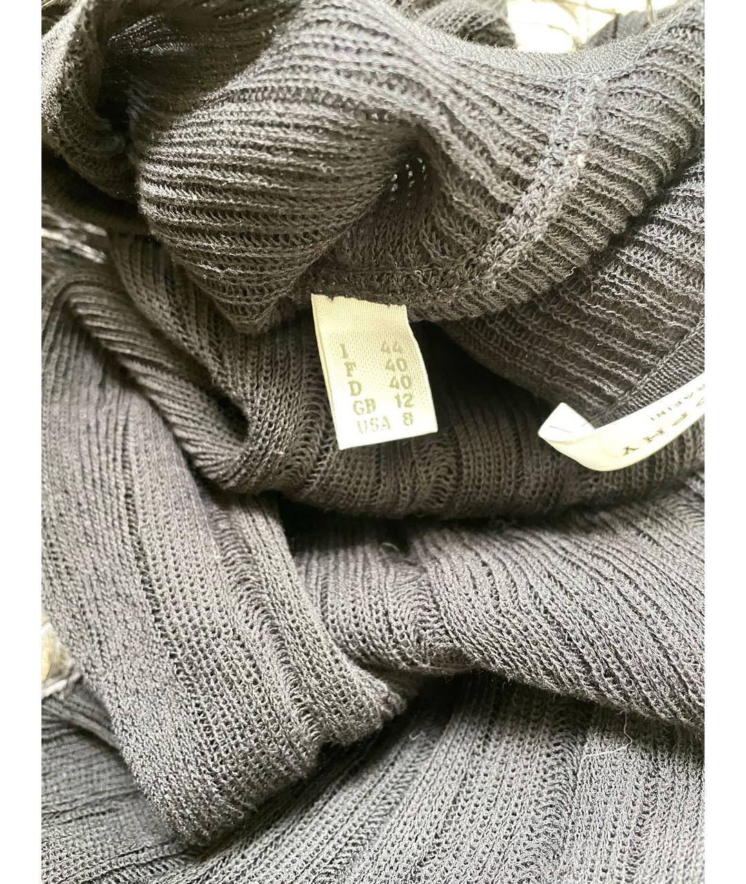 PHILOSOPHY DI LORENZO SERAFINI Черный хлопковый джемпер / свитер, фото 3