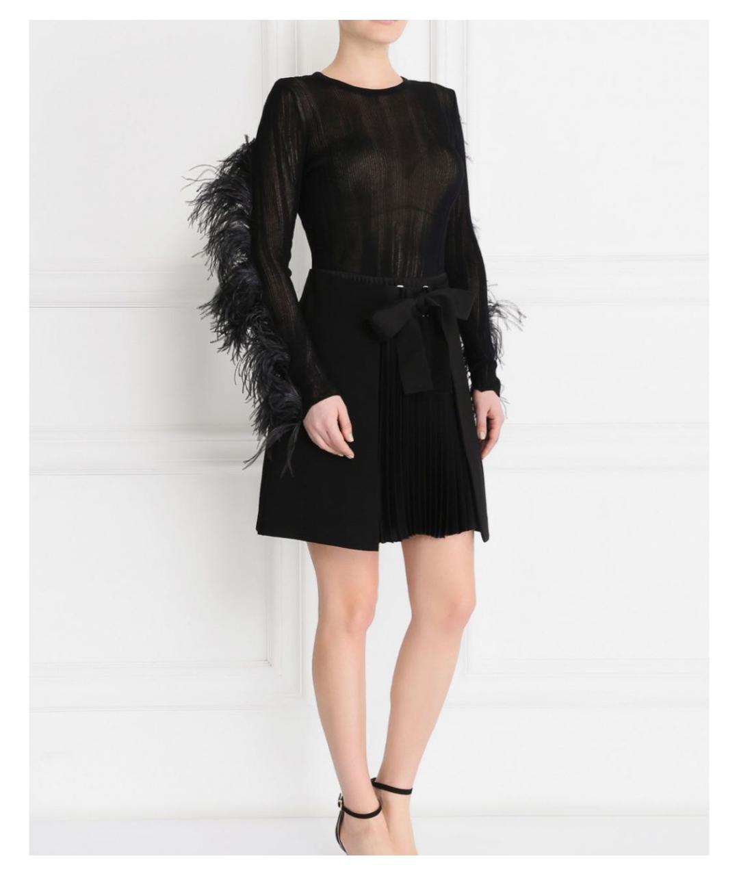 PHILOSOPHY DI LORENZO SERAFINI Черный хлопковый джемпер / свитер, фото 7