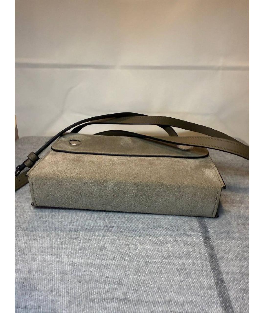 HERMES Коричневая кожаная сумка через плечо, фото 6