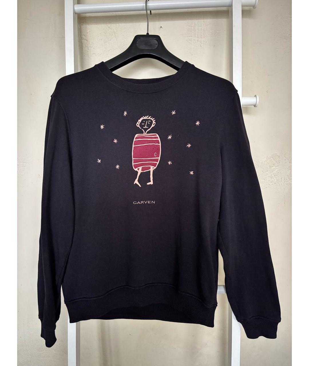 Carven Синий хлопковый джемпер / свитер, фото 3