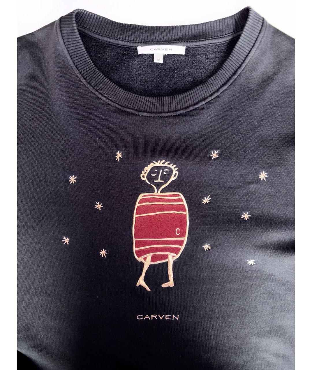 Carven Синий хлопковый джемпер / свитер, фото 2