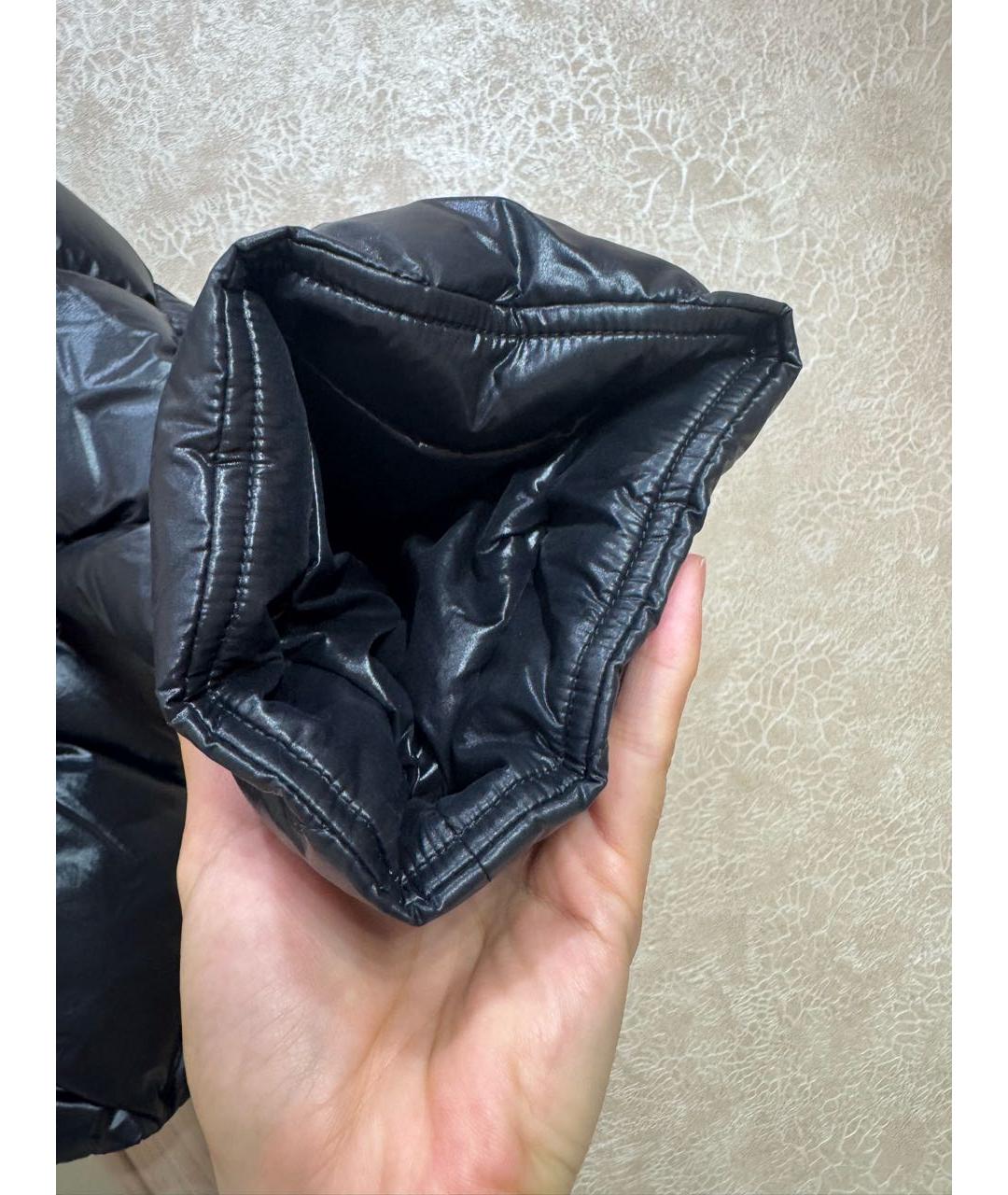 BALMAIN Черный полиамидовый пуховик, фото 3