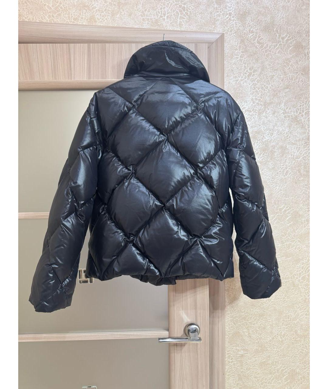 BALMAIN Черный полиамидовый пуховик, фото 2