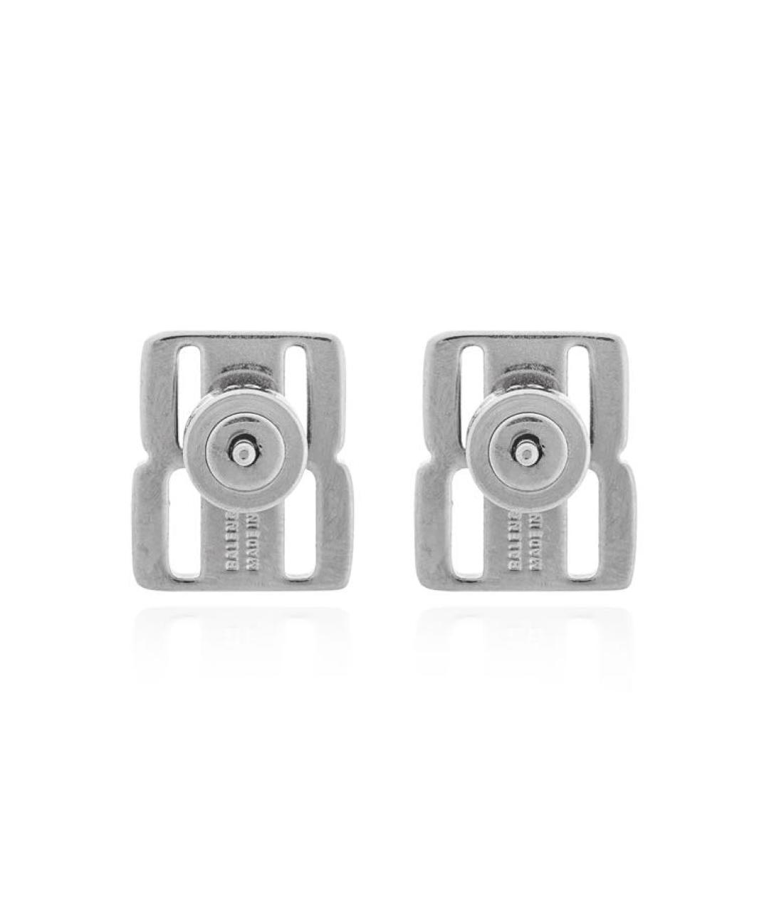 BALENCIAGA Серебряные латунные серьги, фото 3