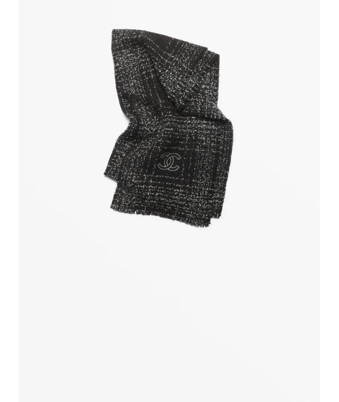CHANEL Мульти кашемировый шарф, фото 4