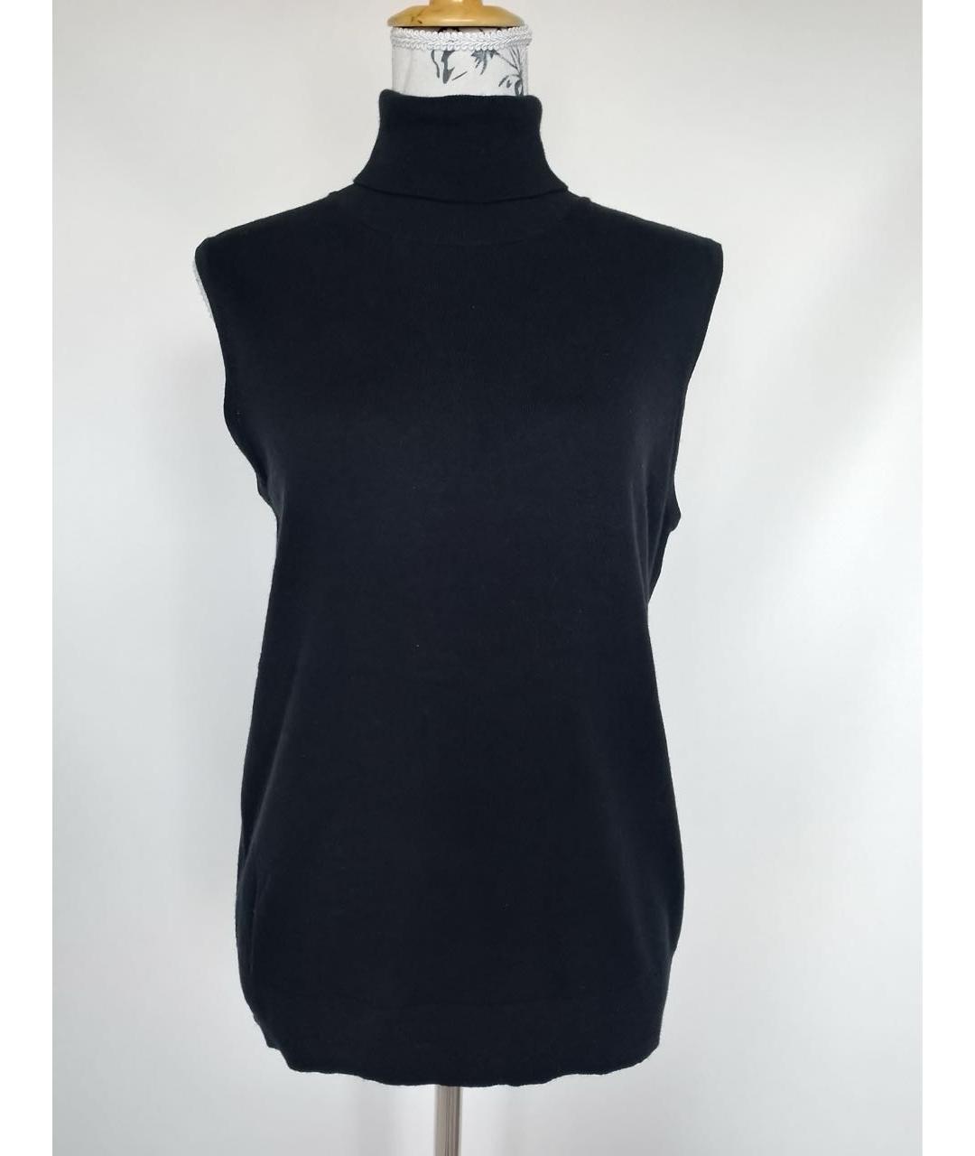 12 STOREEZ Черная шерстяная жилетка, фото 3