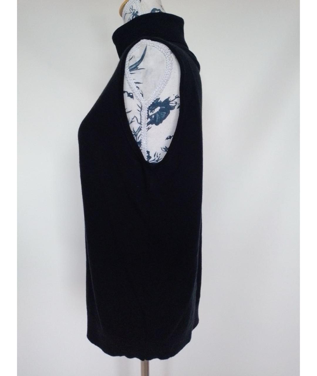 12 STOREEZ Черная шерстяная жилетка, фото 4