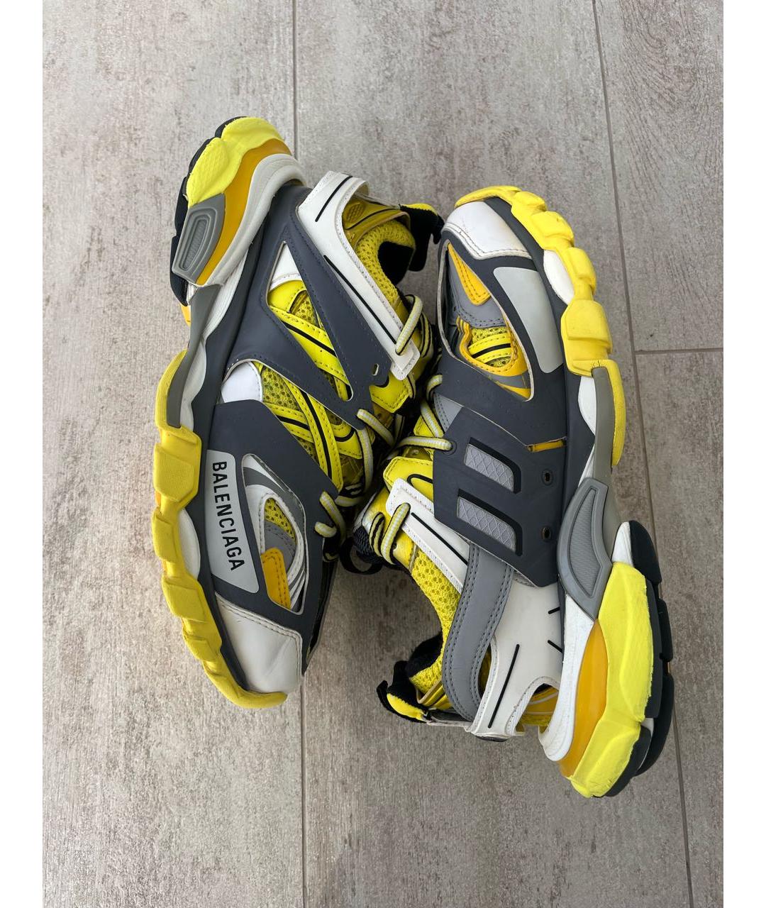 BALENCIAGA Желтые текстильные кроссовки, фото 6