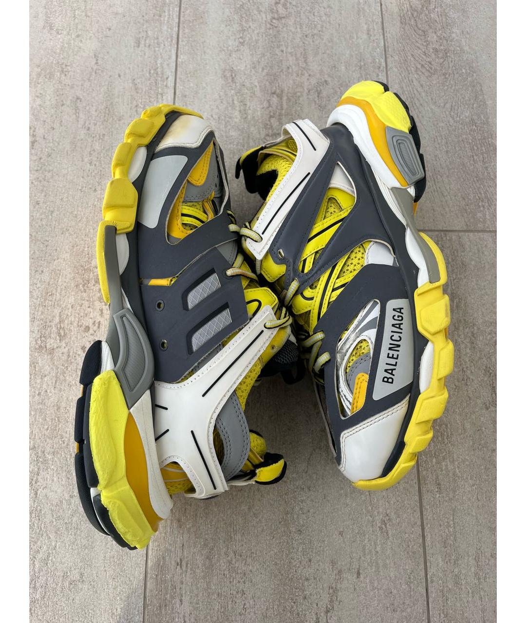 BALENCIAGA Желтые текстильные кроссовки, фото 7