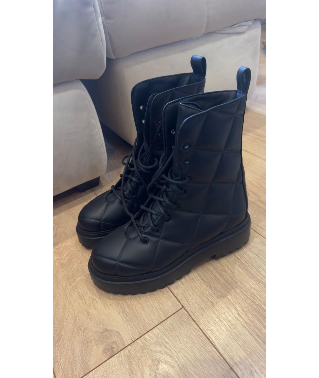 LE SILLA Черные ботинки из искусственной кожи, фото 2