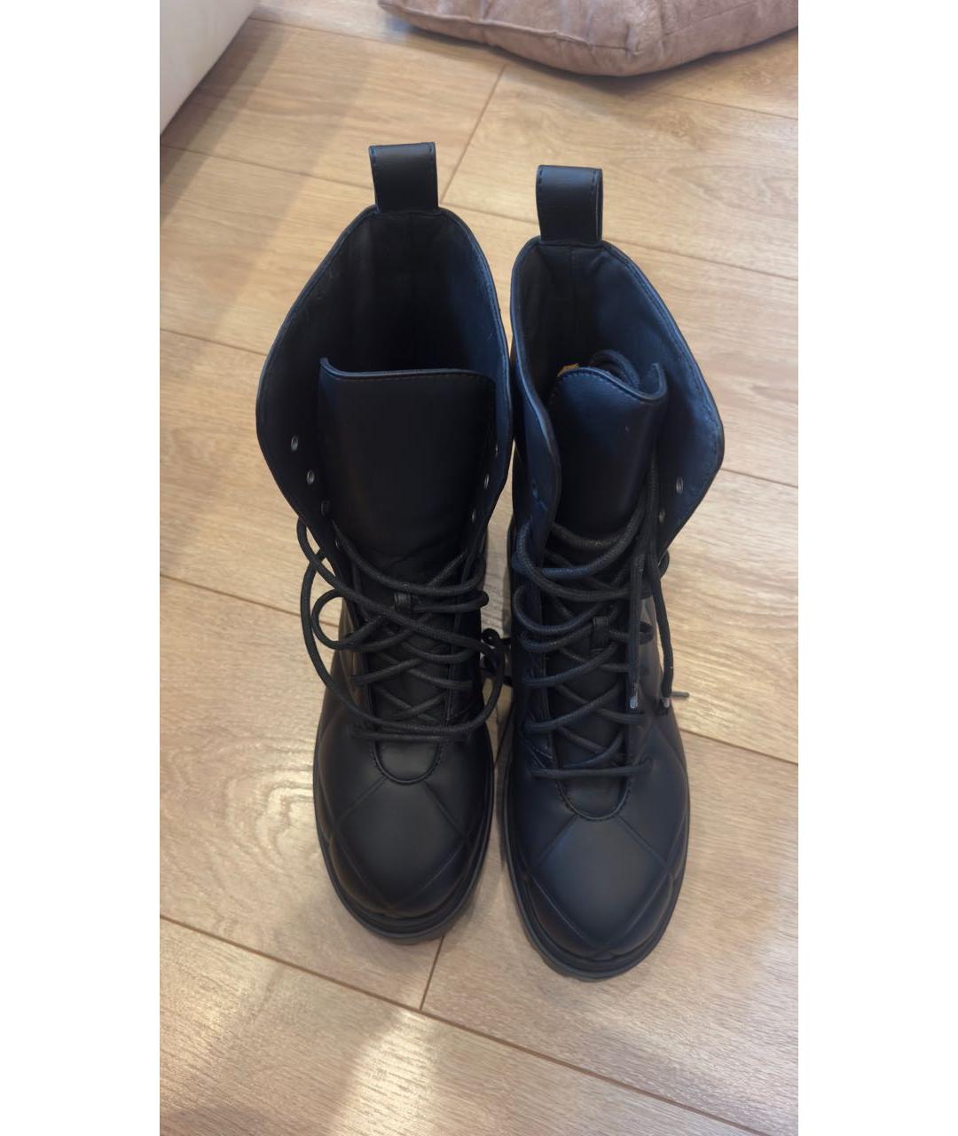 LE SILLA Черные ботинки из искусственной кожи, фото 4