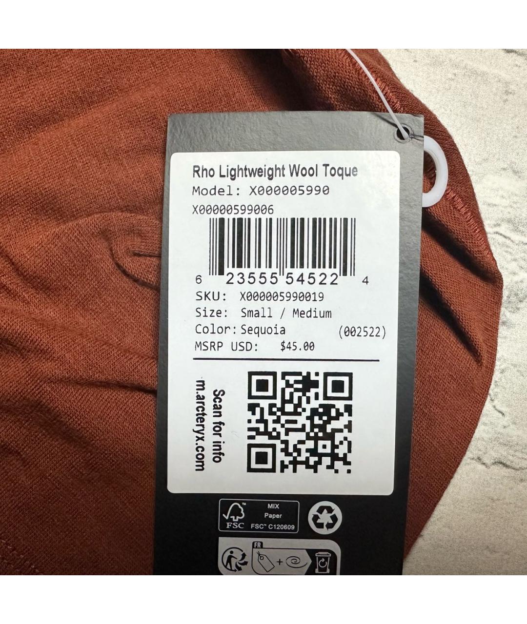 ARCTERYX Шерстяная шапка, фото 5